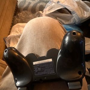 Two PlayStation 4 controllers